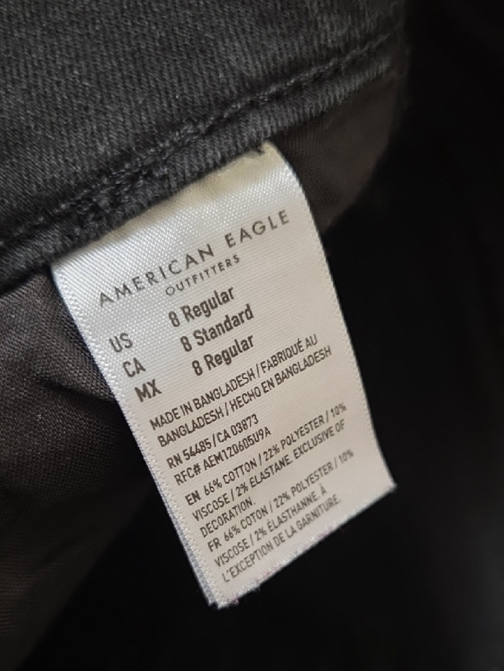 American Eagle Outfitters Blue Flare Jeans + Black Slim Pair - Picture 12 of 14